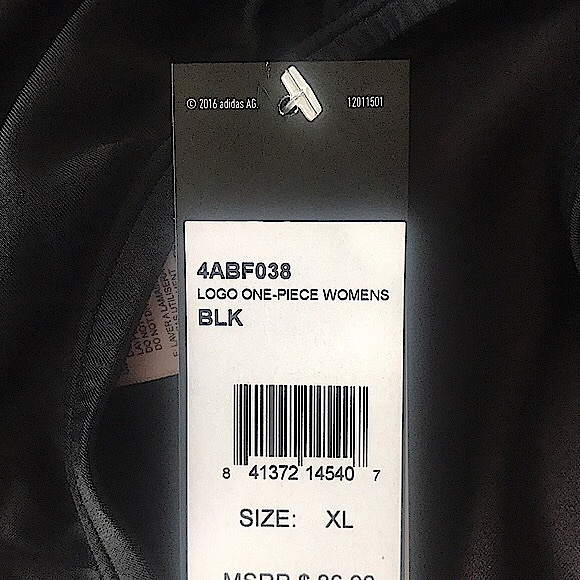 ADIDAS ONE PIECE LOGO RED/ BLK SWIMSUIT 🏊‍♀️ - Picture 8 of 8